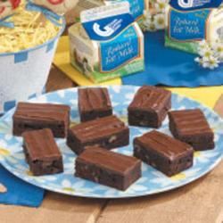 Frosted Cake Brownies