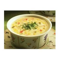 Corn Chowder with Sweet Peppers