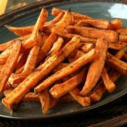Oven-Roasted Sweet Potato Fries 