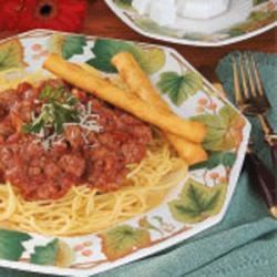 Spaghetti 'n' Meat Sauce