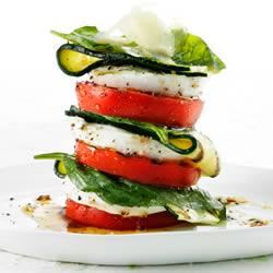 Roasted Tomato and Zucchini Salad