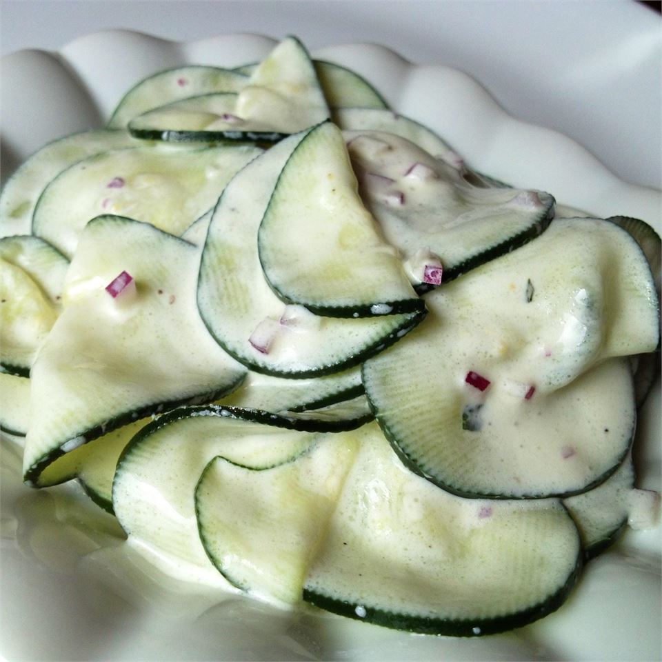 Cucumber with Sour Cream