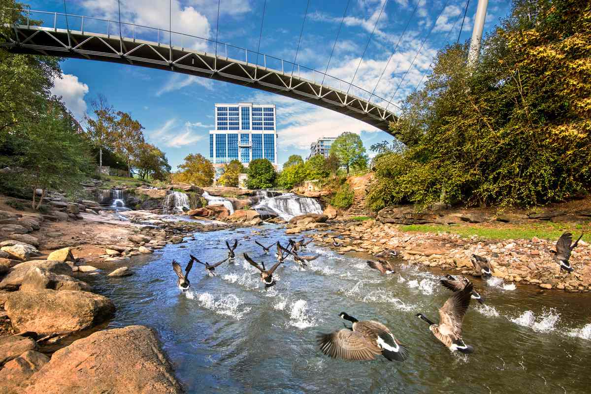 Falls Park On The Reedy, Greenville, South Carolina