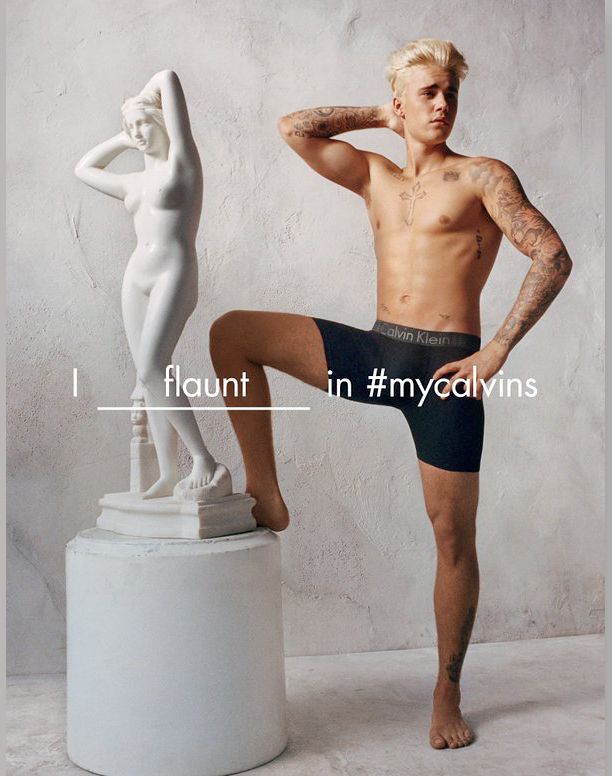 mechanism Honorable In fact Justin Bieber flaunts his assets in new Calvin Klein ad for Spring 2016 |  EW.com