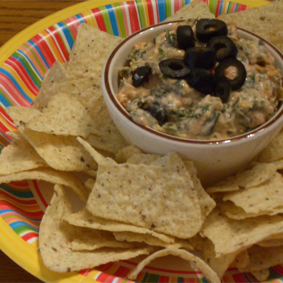 Hot Mexican Spinach Dip 