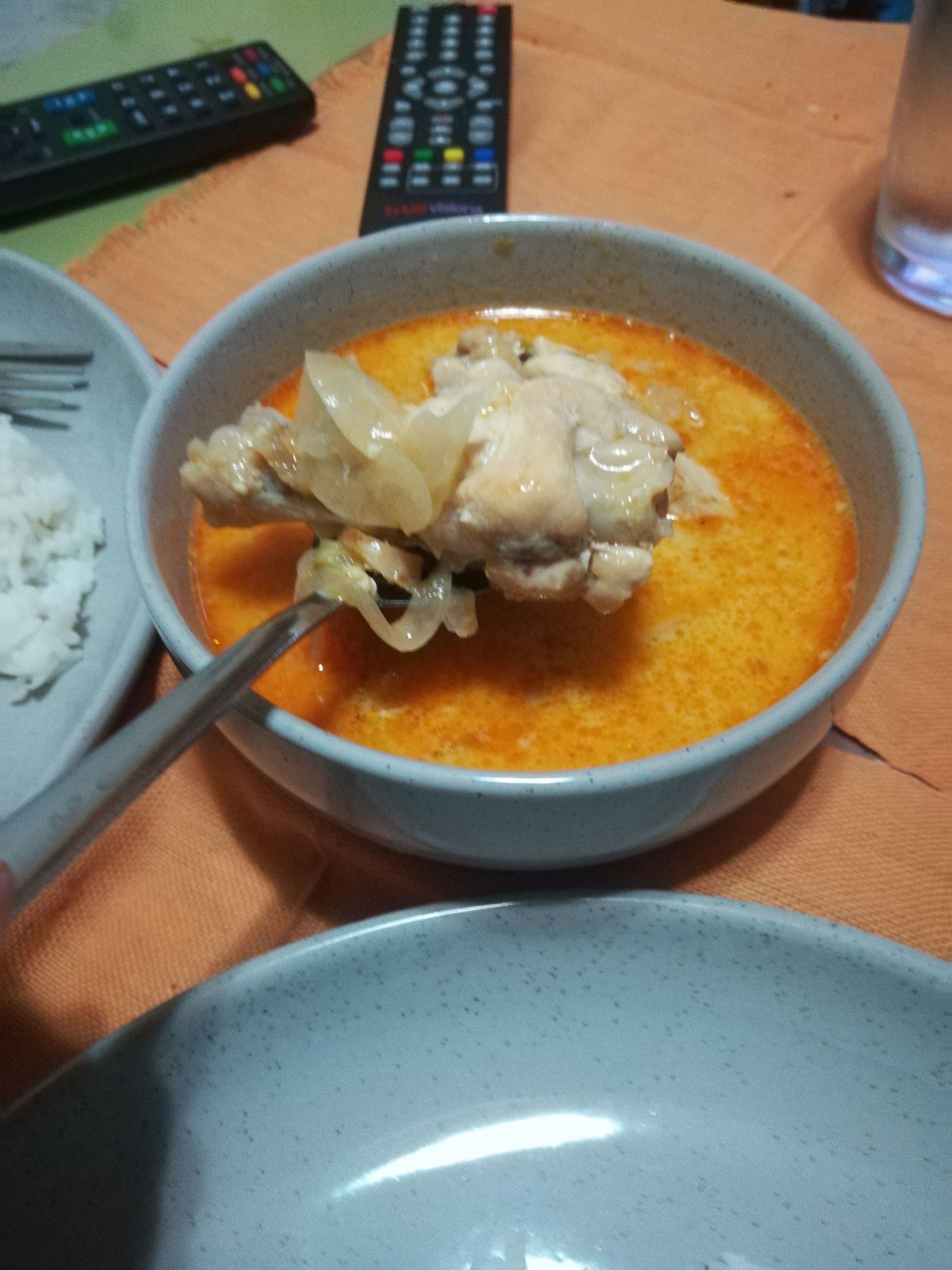Spicy Chicken Thai Soup 