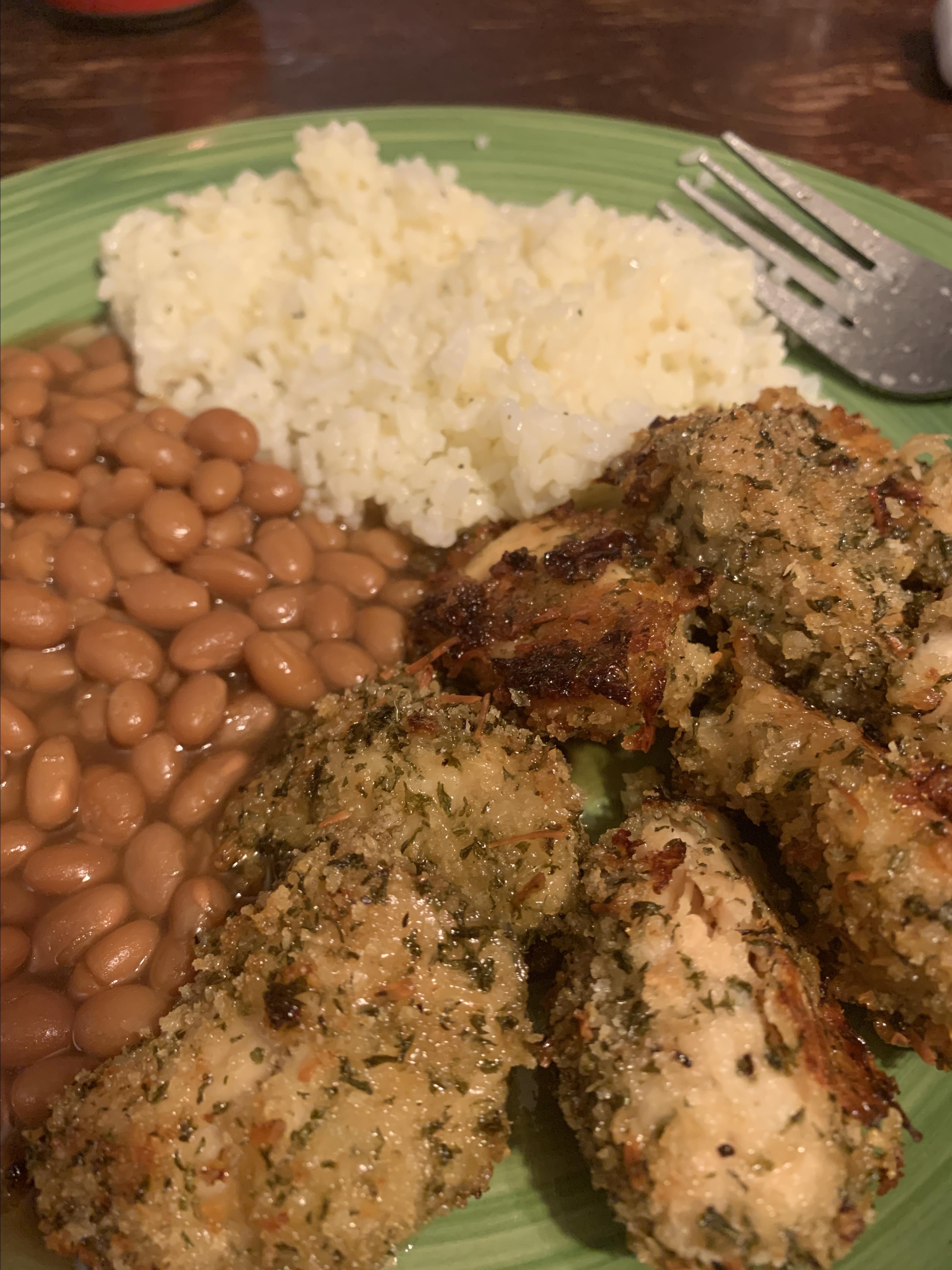 Oven Fried Parmesan Chicken 