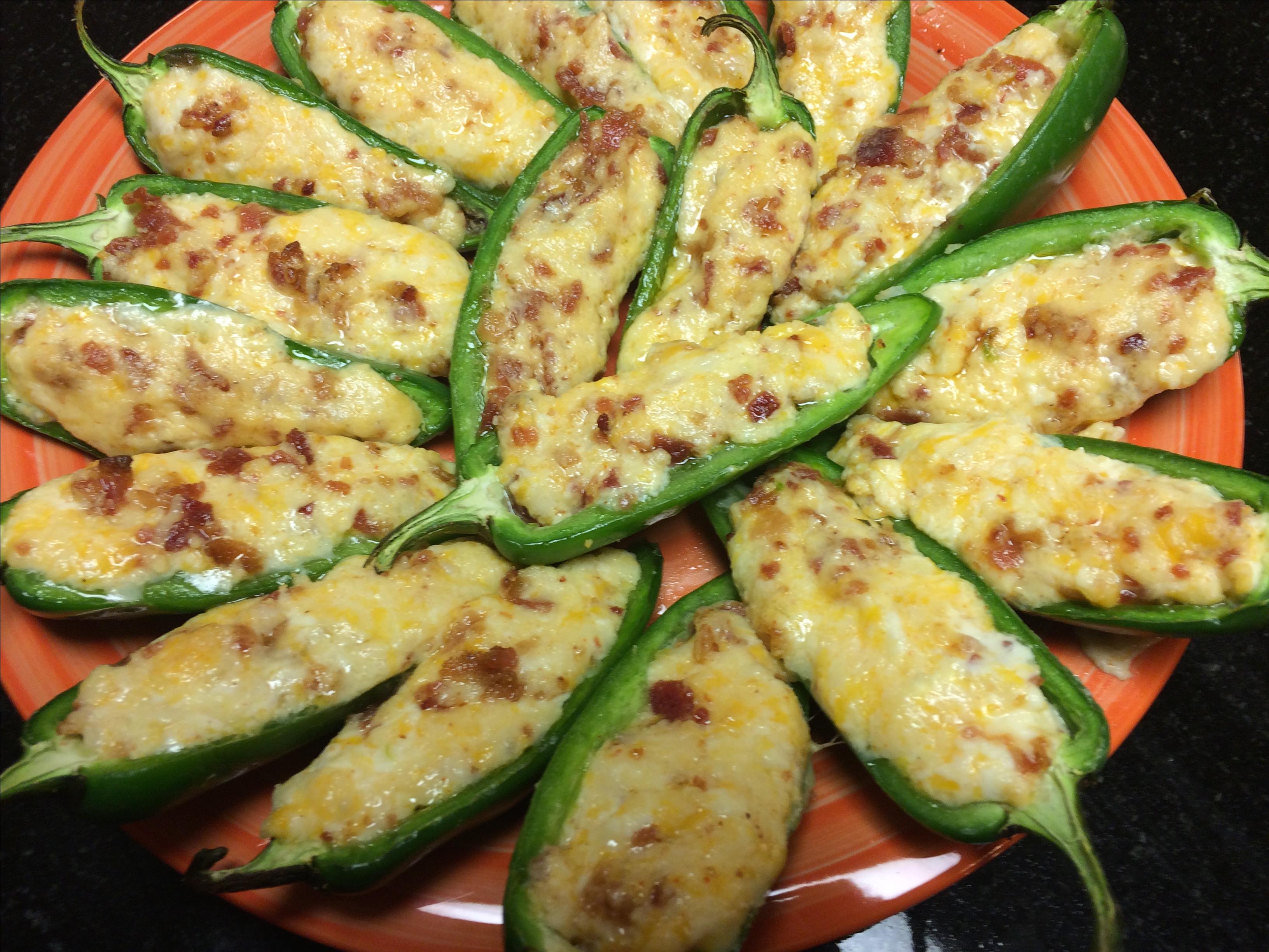Cheese and Bacon Jalapeno Rellenos Shaw Kitty