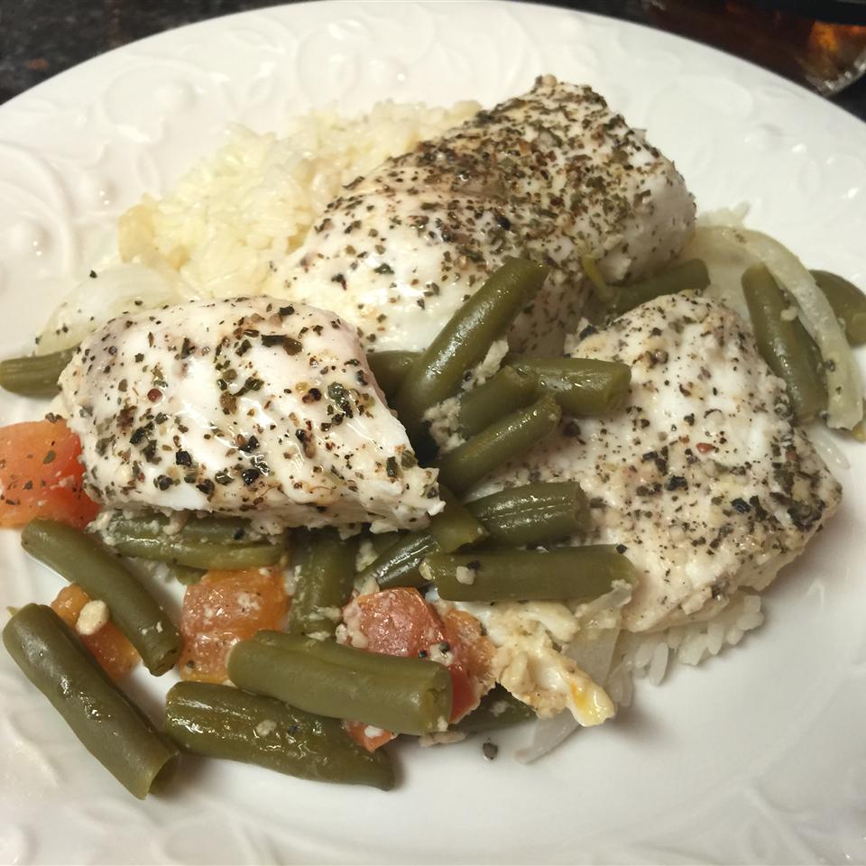 Easy Tilapia with Wine and Tomatoes 