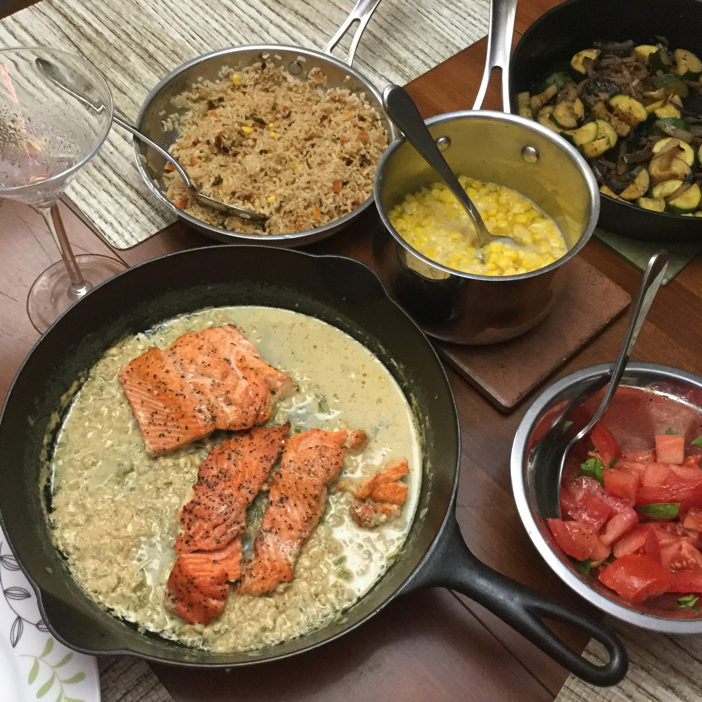 Salmon with Creamy Dill Sauce from Swanson&reg; Audrey Myers