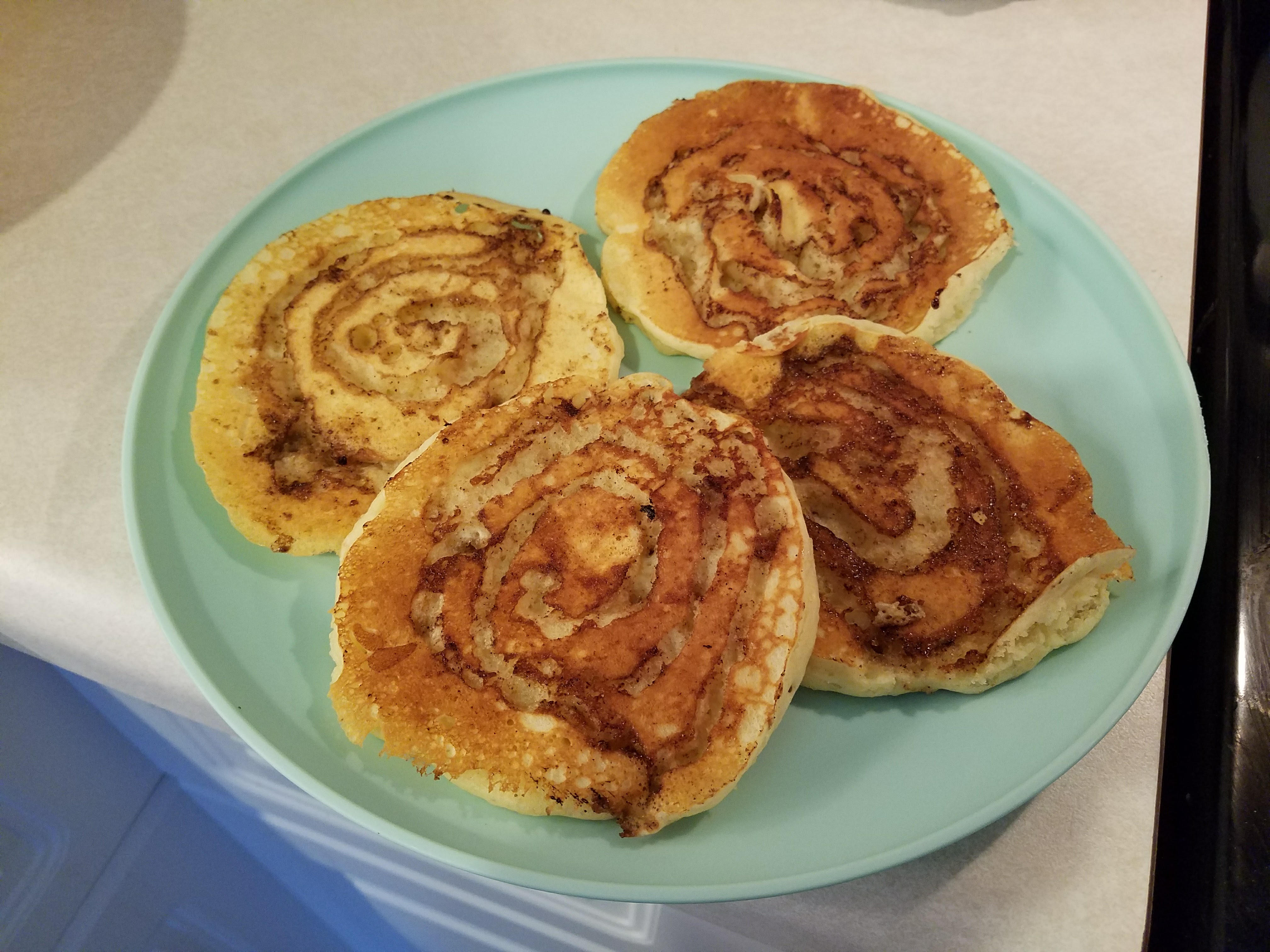 Cinnamon Roll Pancakes 