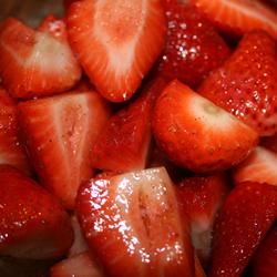Strawberries in Spiced Syrup 
