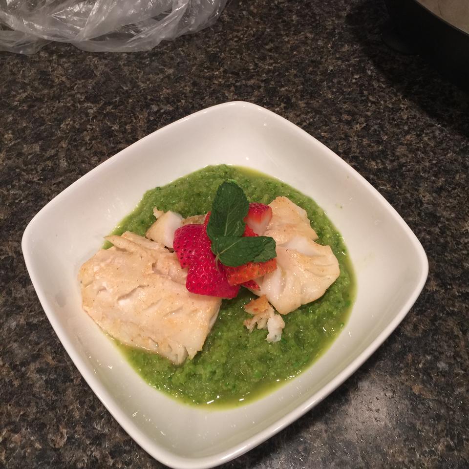 Spring Pea Green Curry with Black Cod and Strawberry Allrecipes Member