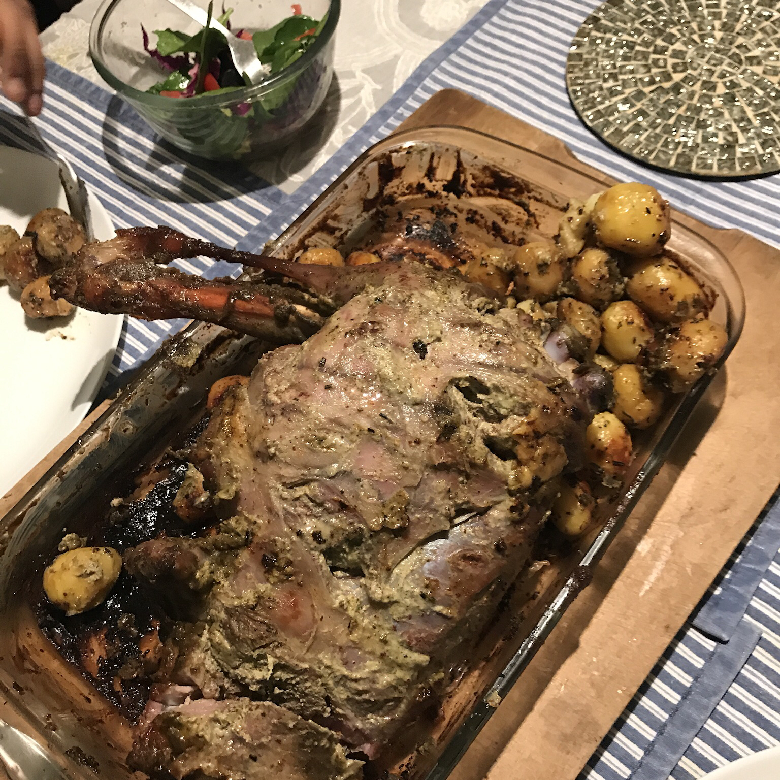 Roast Leg of Lamb with Rosemary 