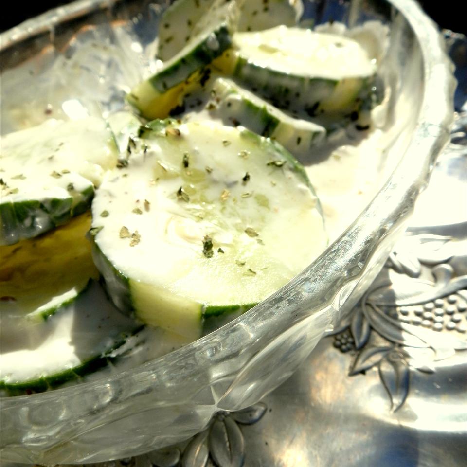 Creamy Garden Cucumber Salad Cindy Capps Lepp