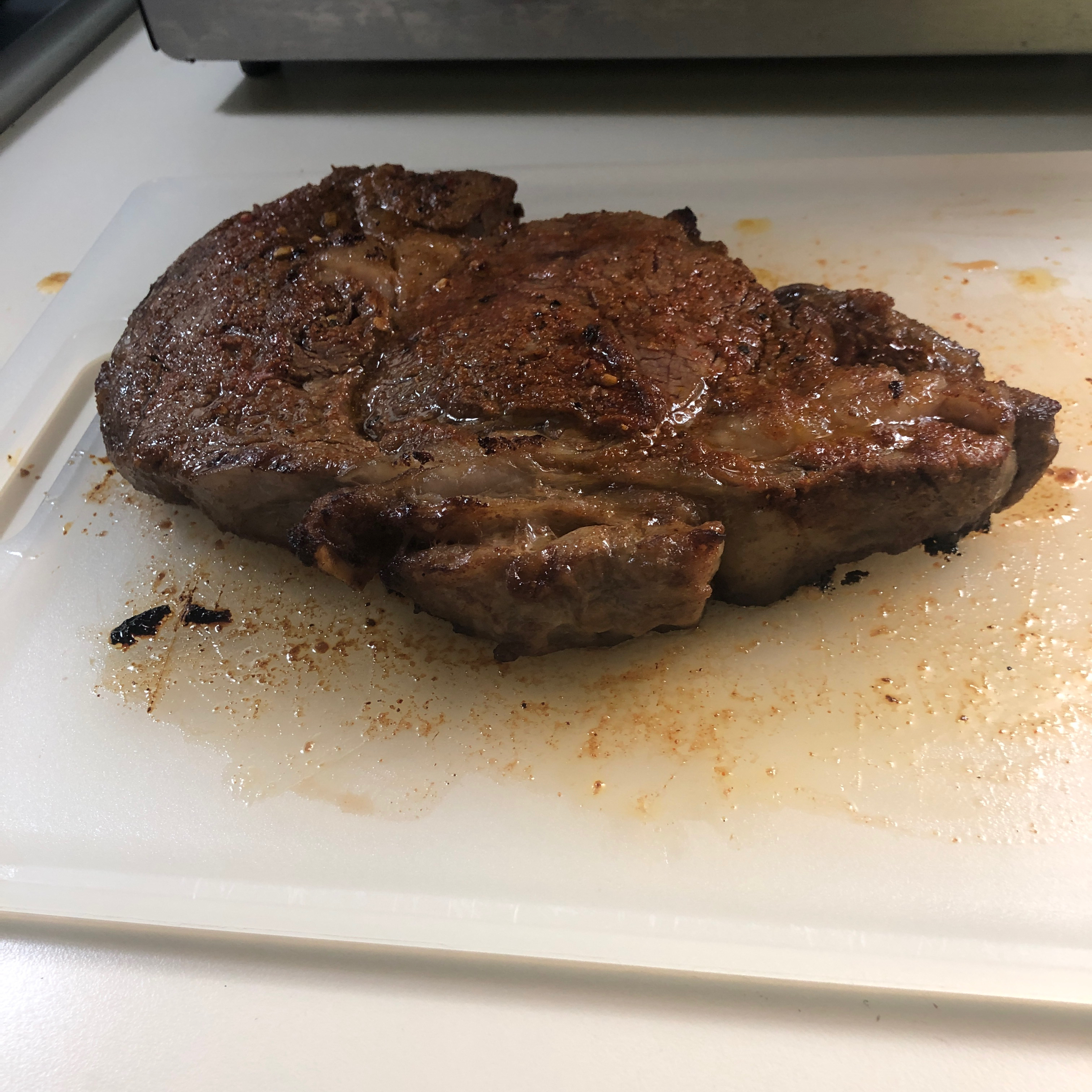 Cast Iron Pan-Seared Steak (Oven-Finished) 