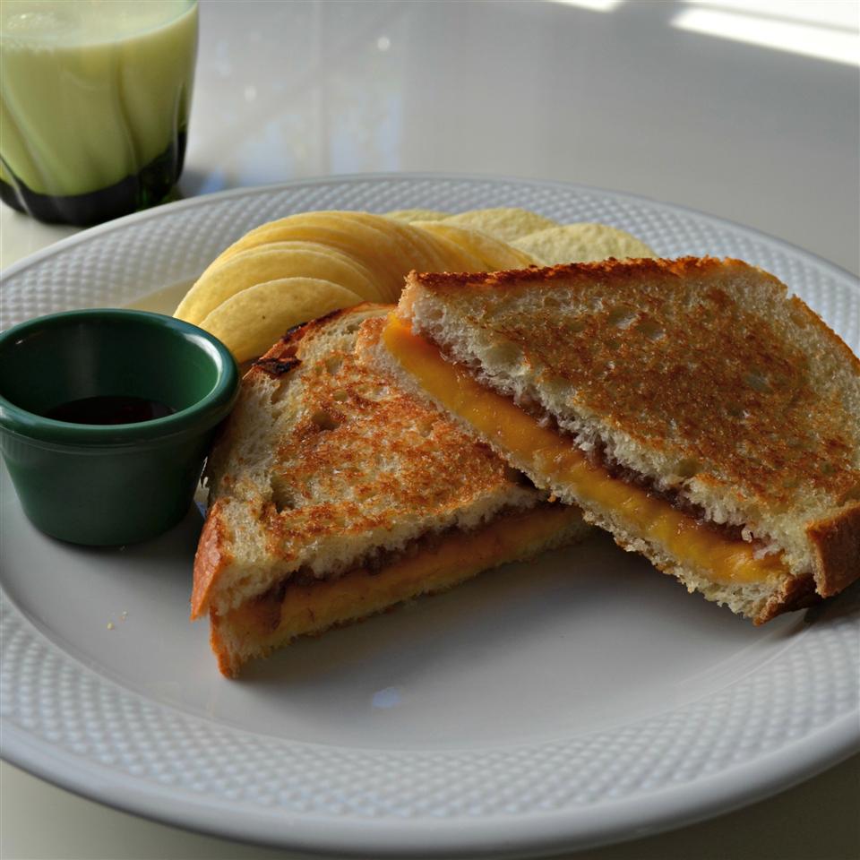 Roasted Raspberry Chipotle Grilled Cheese Sandwich on Sourdough Kim's Cooking Now