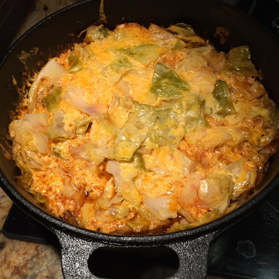 Cajun Cabbage with Rice 