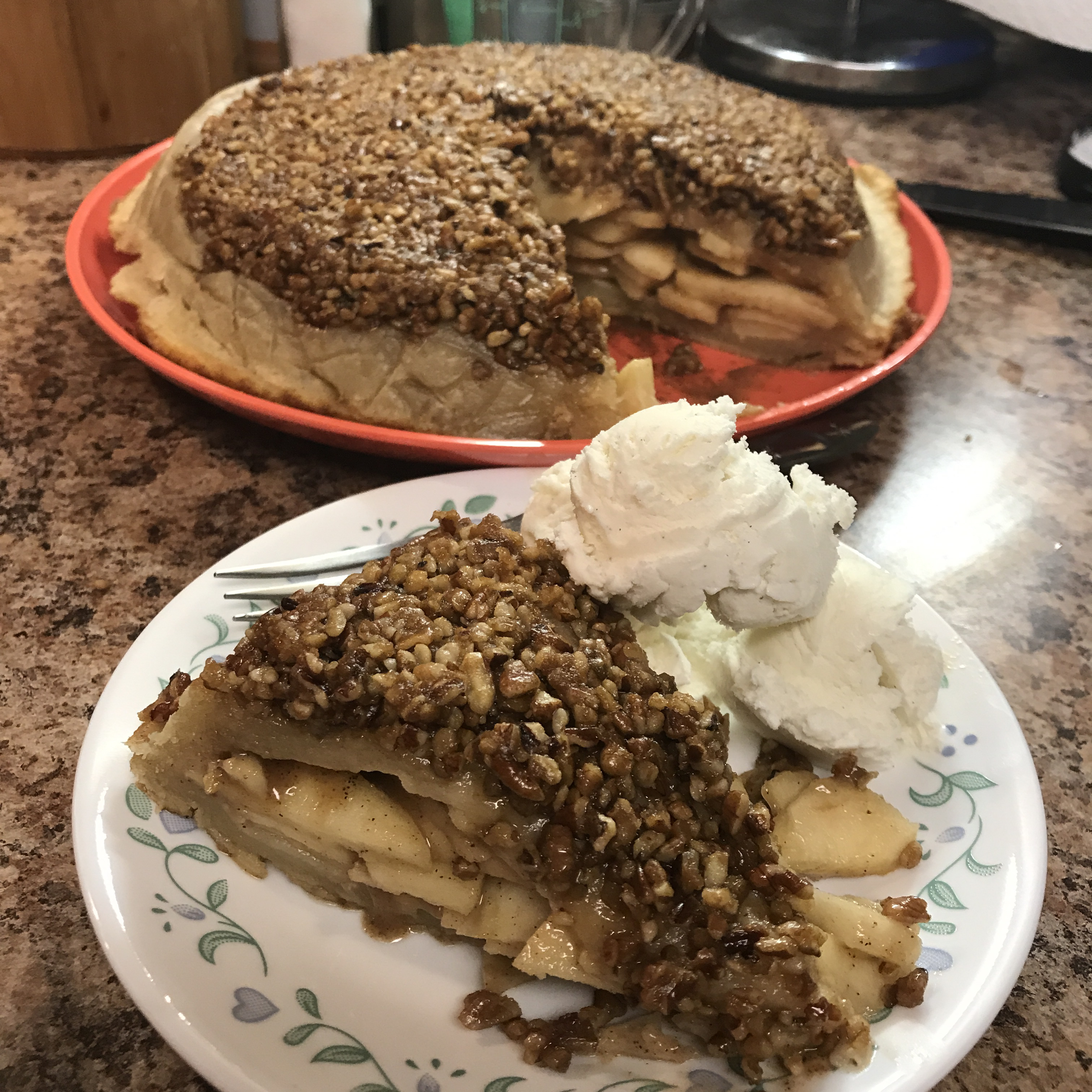Caramel Pecan Apple Pie 