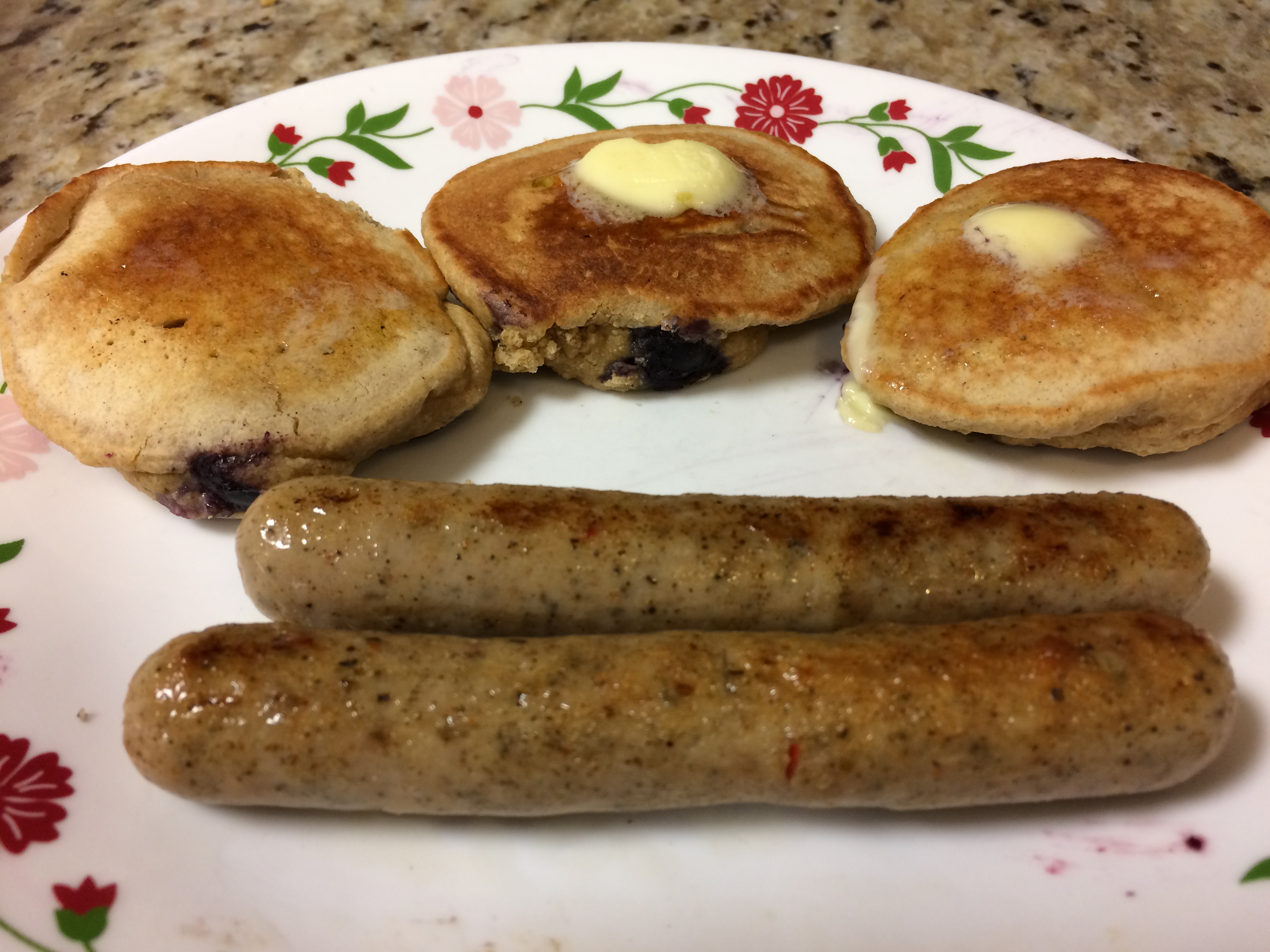 Blueberry Oatmeal Pancakes southernmainegirl