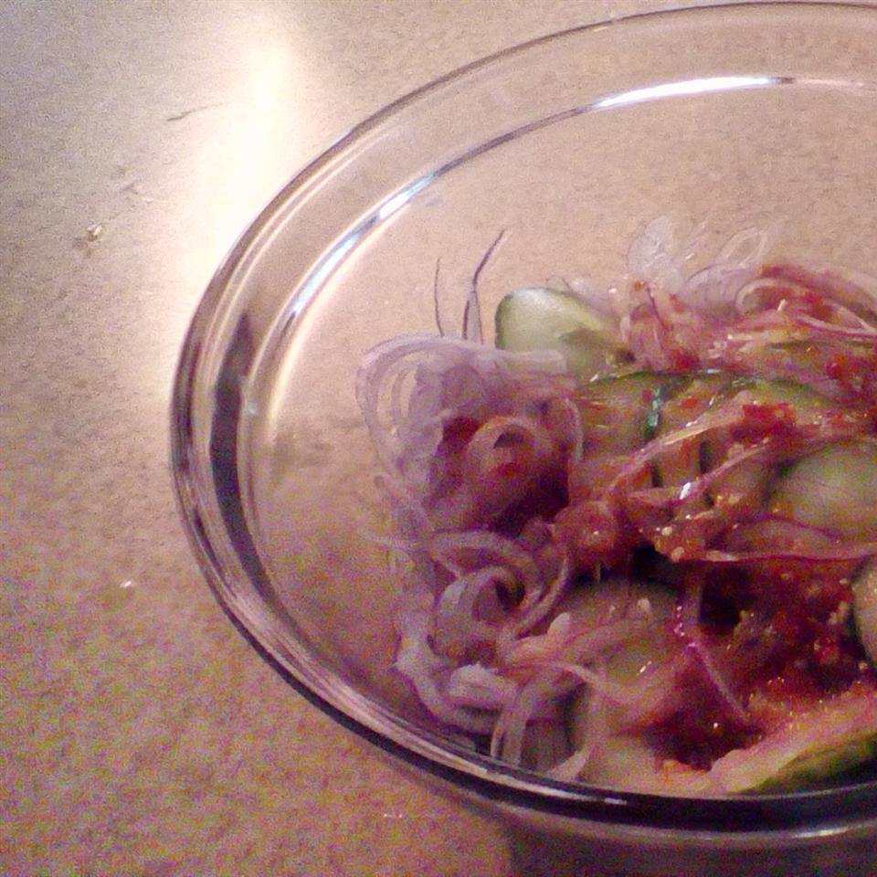 Cucumber Salad With Thai Sweet Chili Vinaigrette 