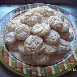 Lemon Snowflake Cookies 