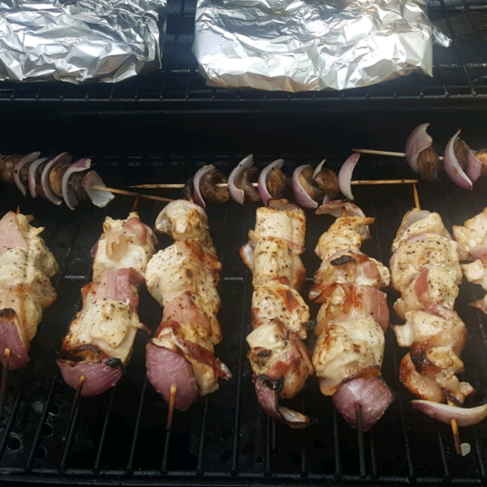 Bacon Ranch Chicken Skewers 