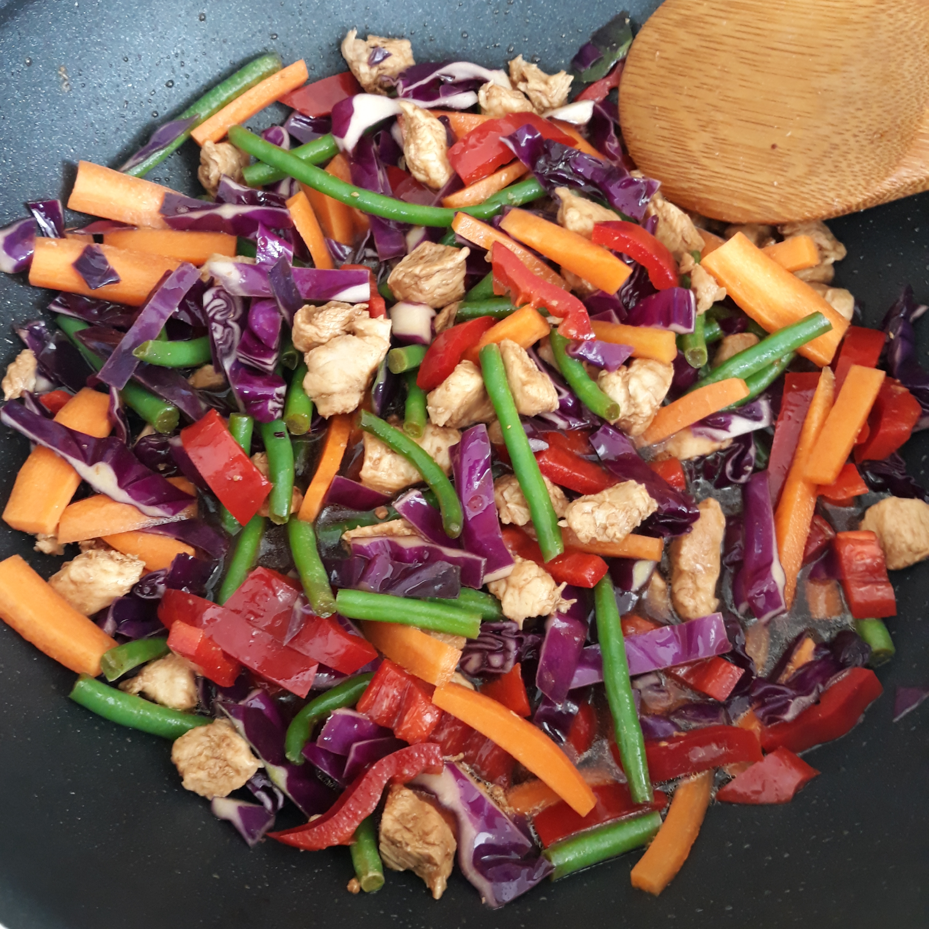Stir-Fried Vegetables with Chicken or Pork 