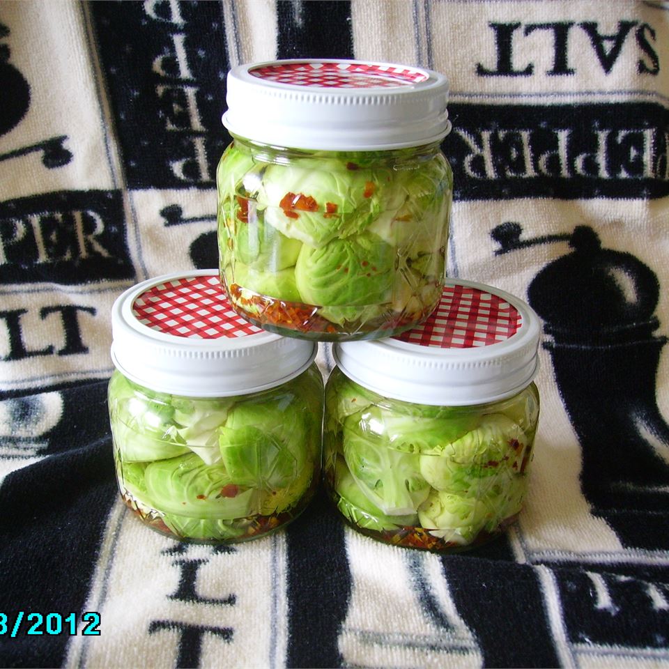 Zesty Pickled Brussels Sprouts 