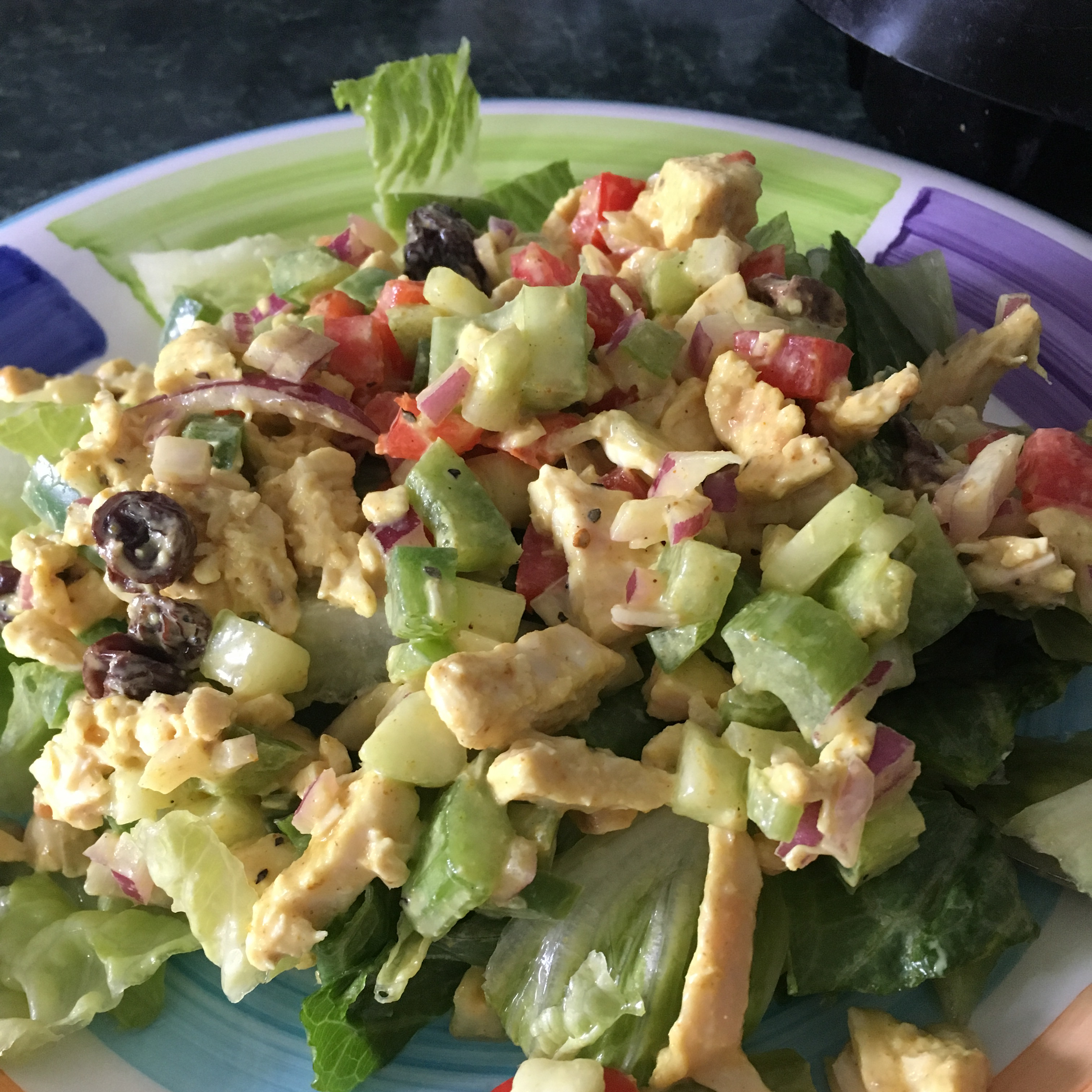 Fruity Curry Chicken Salad 