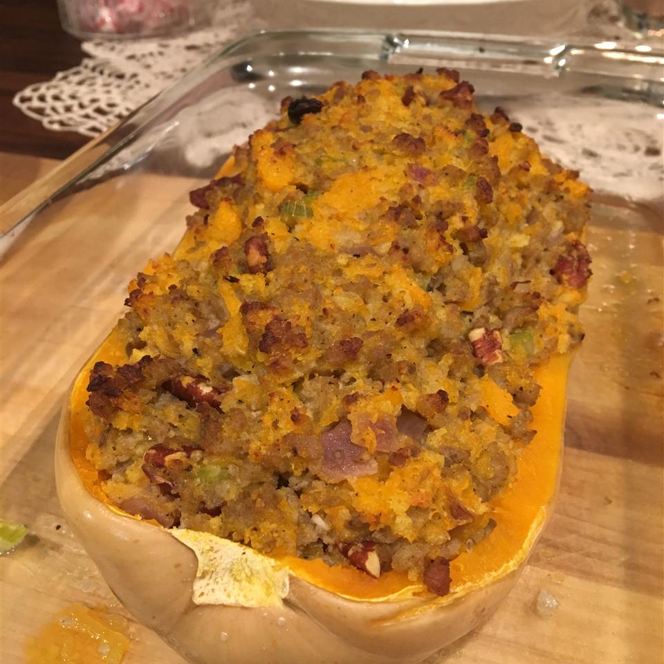 Baked Stuffed Winter Squash CookinMike