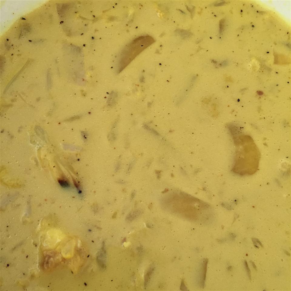 Curried Cream of Cauliflower Soup 