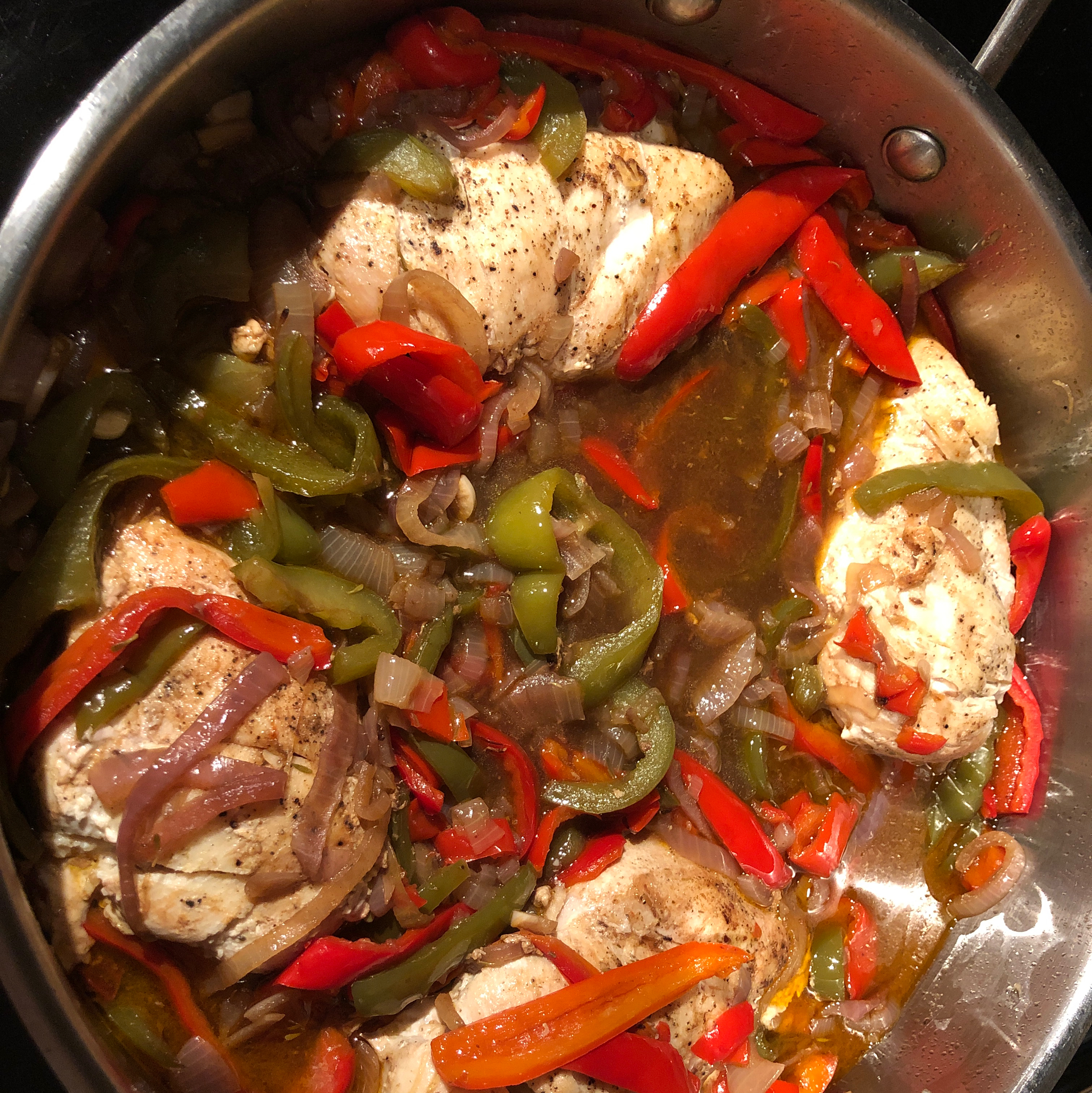 Chicken and Peppers with Balsamic Vinegar bazik03