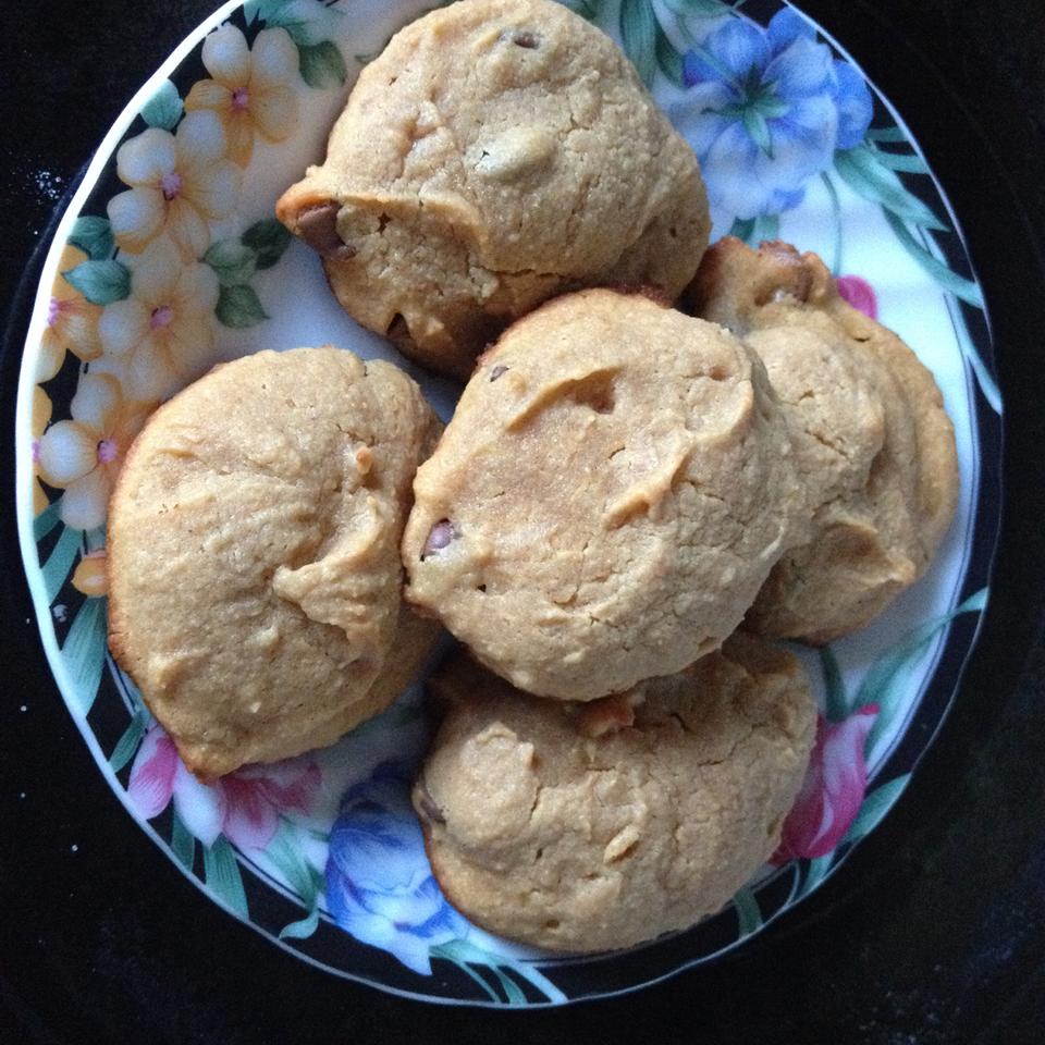 Coconut Flour, Almond Butter, and Raisin Cookies lovetobake