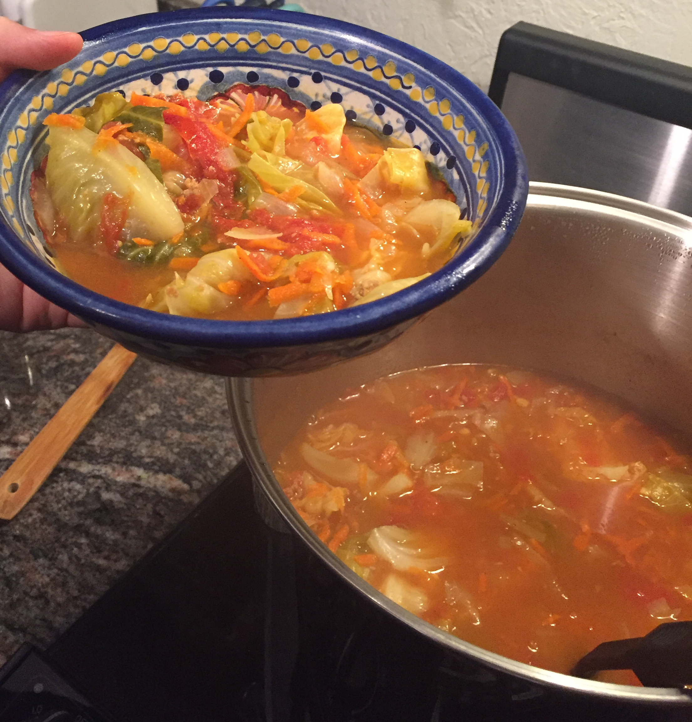 Sweet Russian Cabbage Soup 