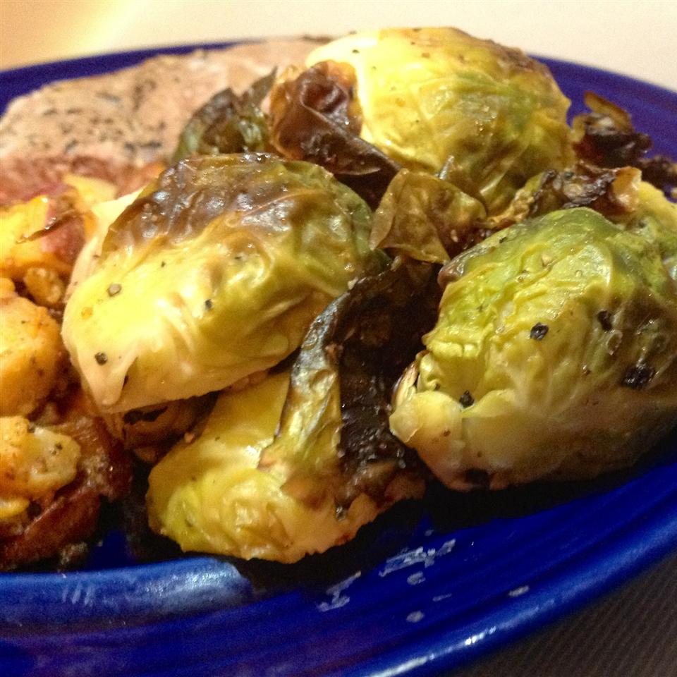 Duck Fat-Roasted Brussels Sprouts 