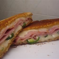 Spicy Ham and Grilled Cheese Sandwich 