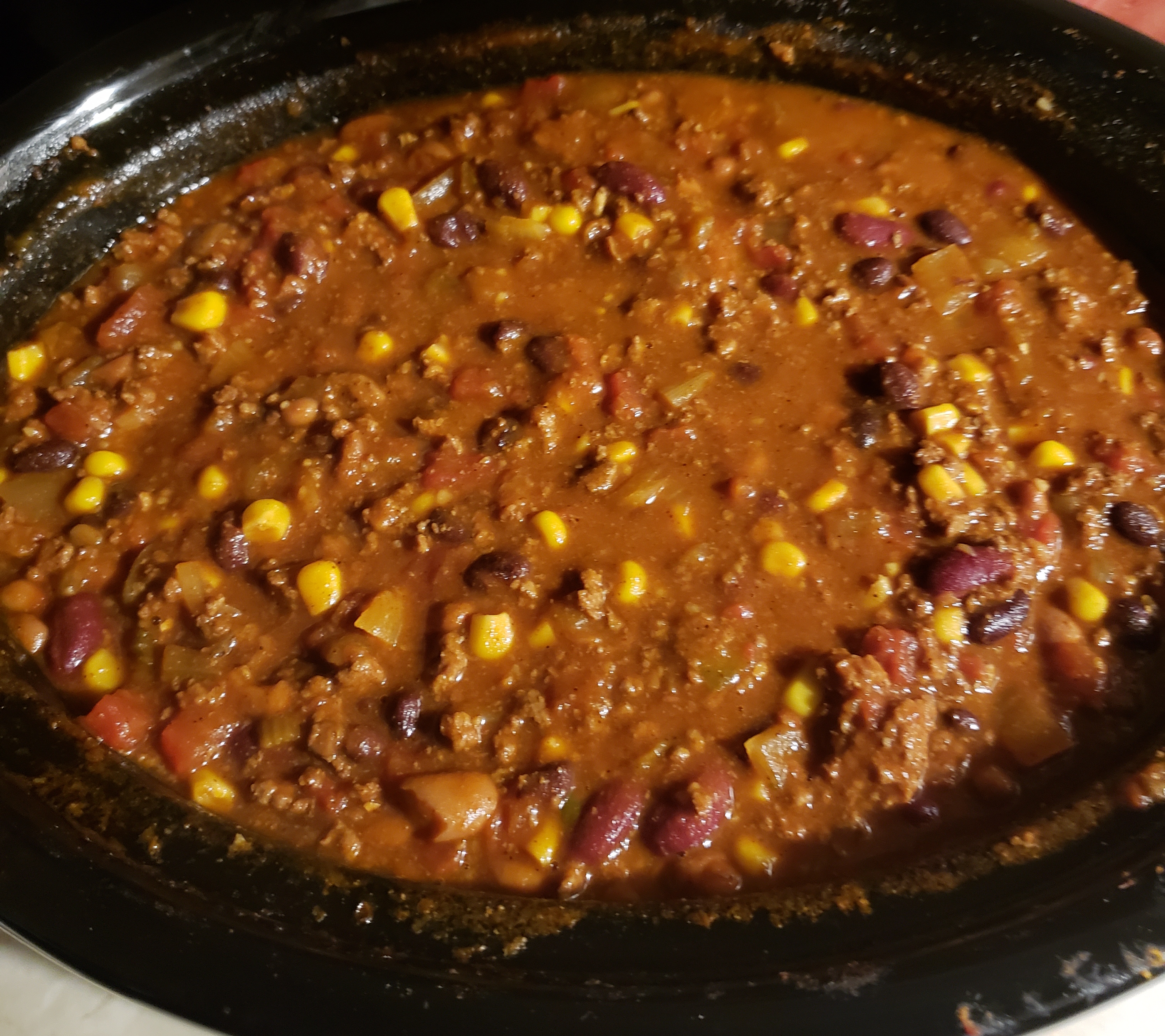Slow Cooker 3-Bean Chili 