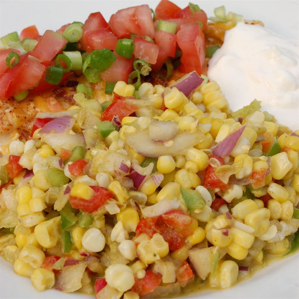 Southwestern Roasted Corn Salad LauraJean
