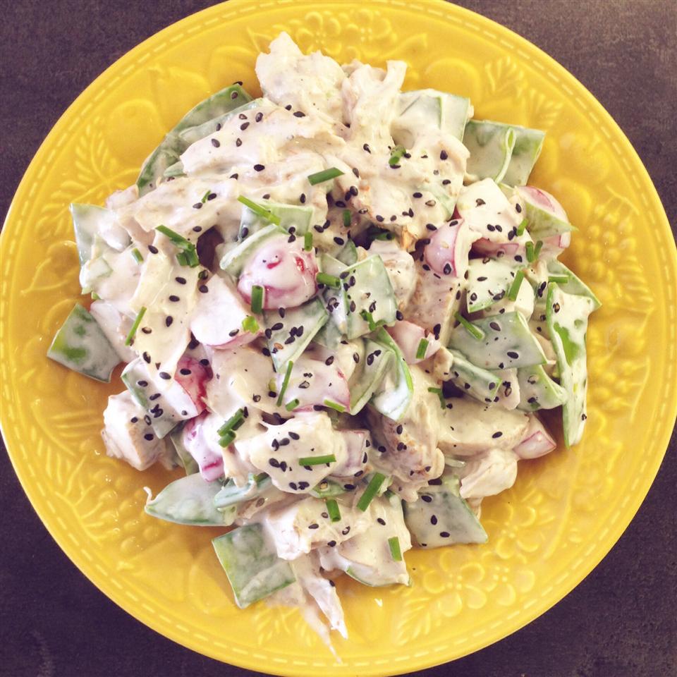 Chicken and Snow Pea Salad Buckwheat Queen