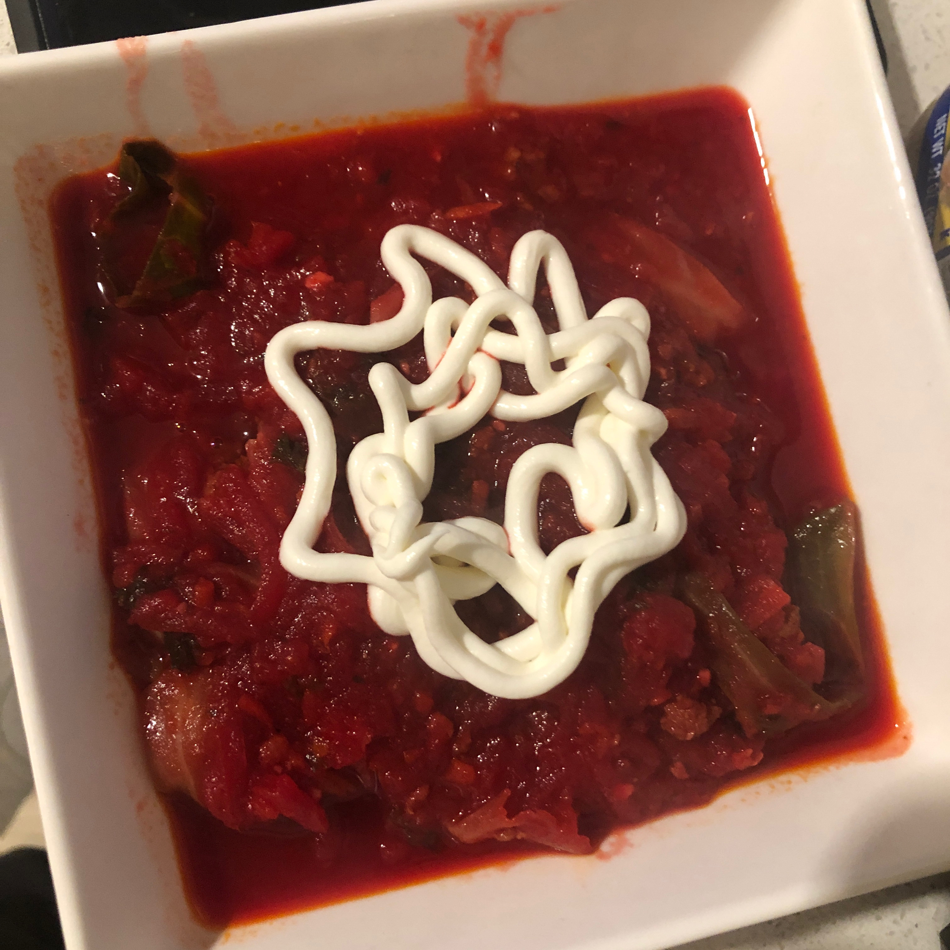 Ukrainian Red Borscht Soup 