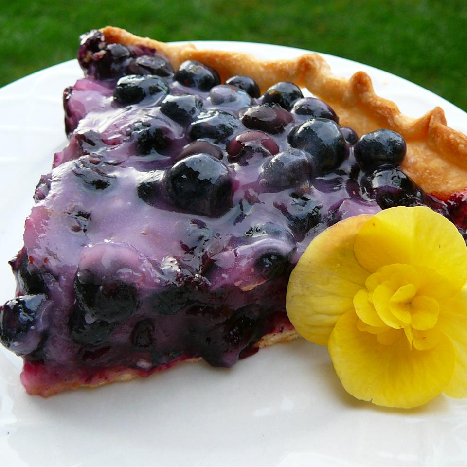 Topless Blueberry Pie 