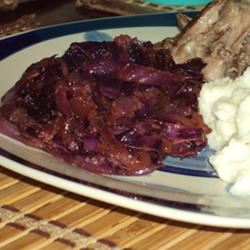 Red Cabbage and Apples 
