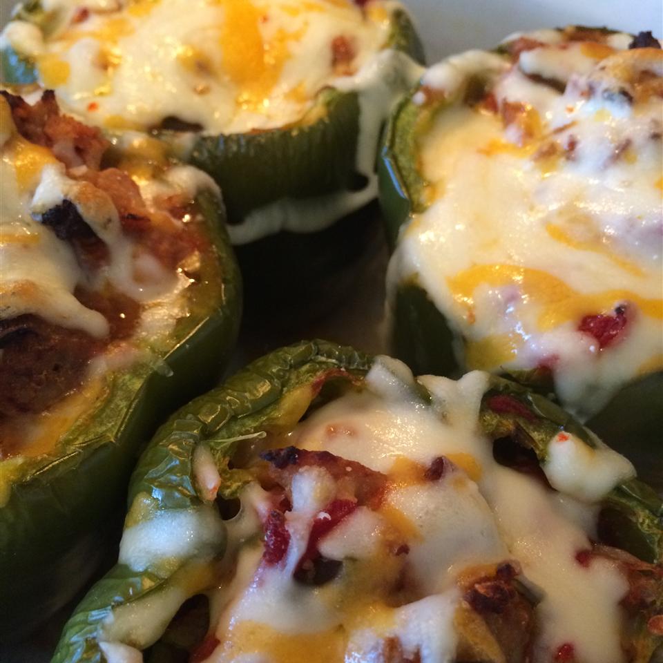 Mexican Chicken-Stuffed Peppers 