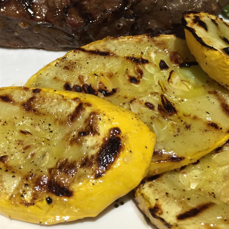 Grilled Yellow Squash thedailygourmet