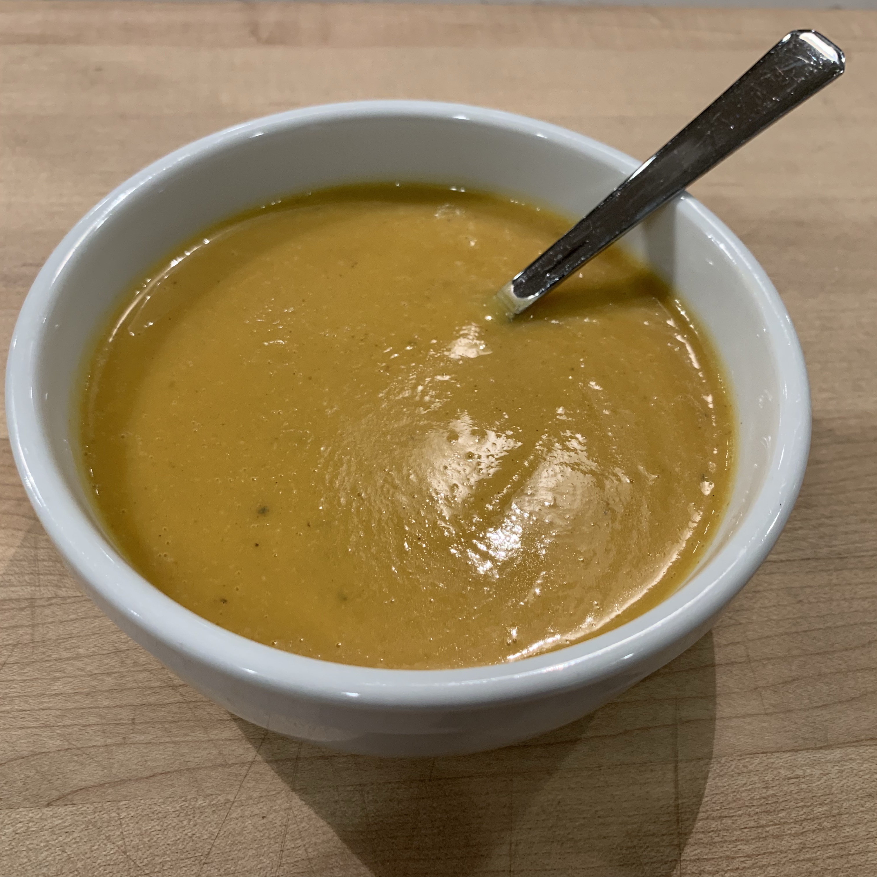 Curried Butternut Squash Soup 