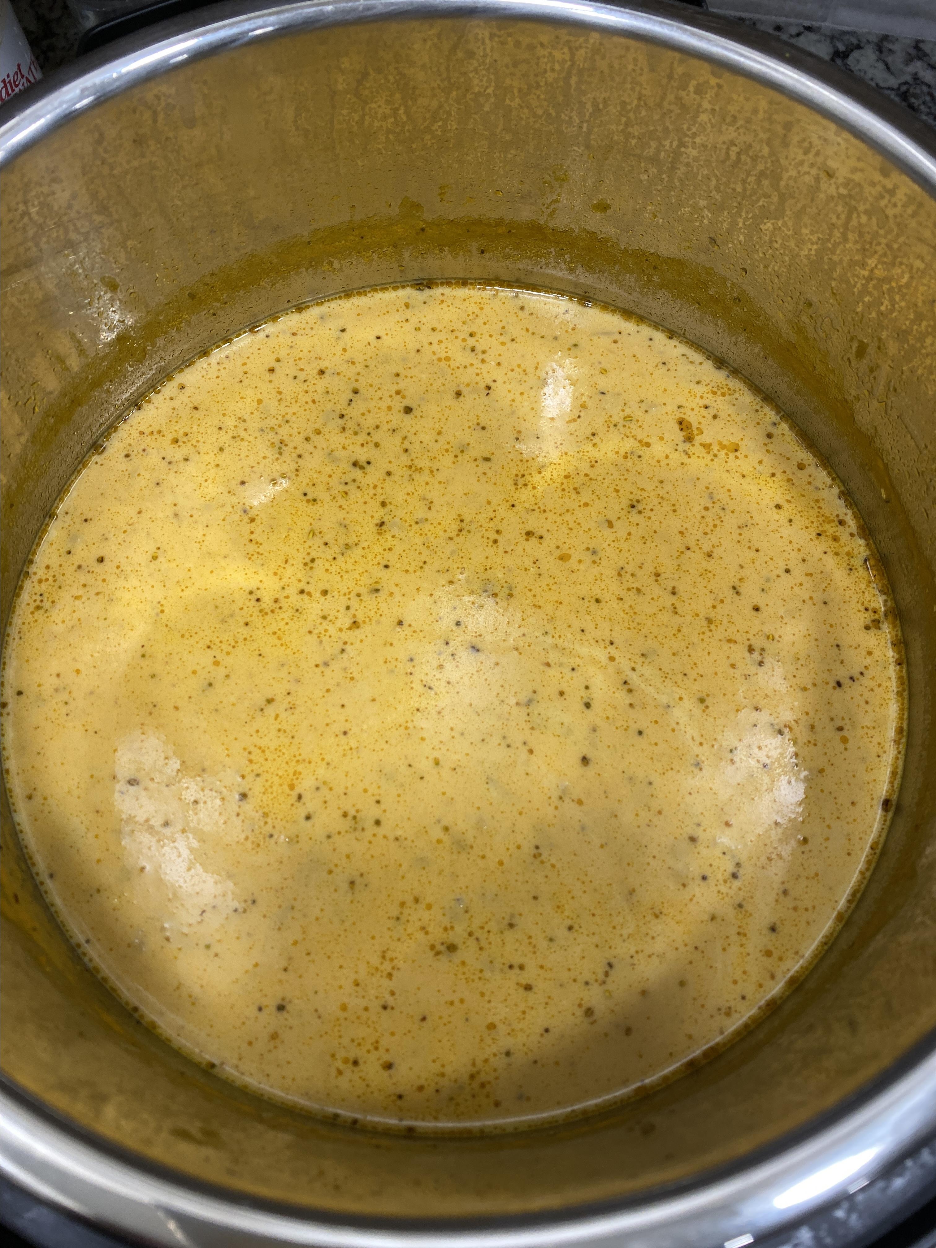 Instant Pot&reg; Keto Pumpkin Soup with Sausage Lynda