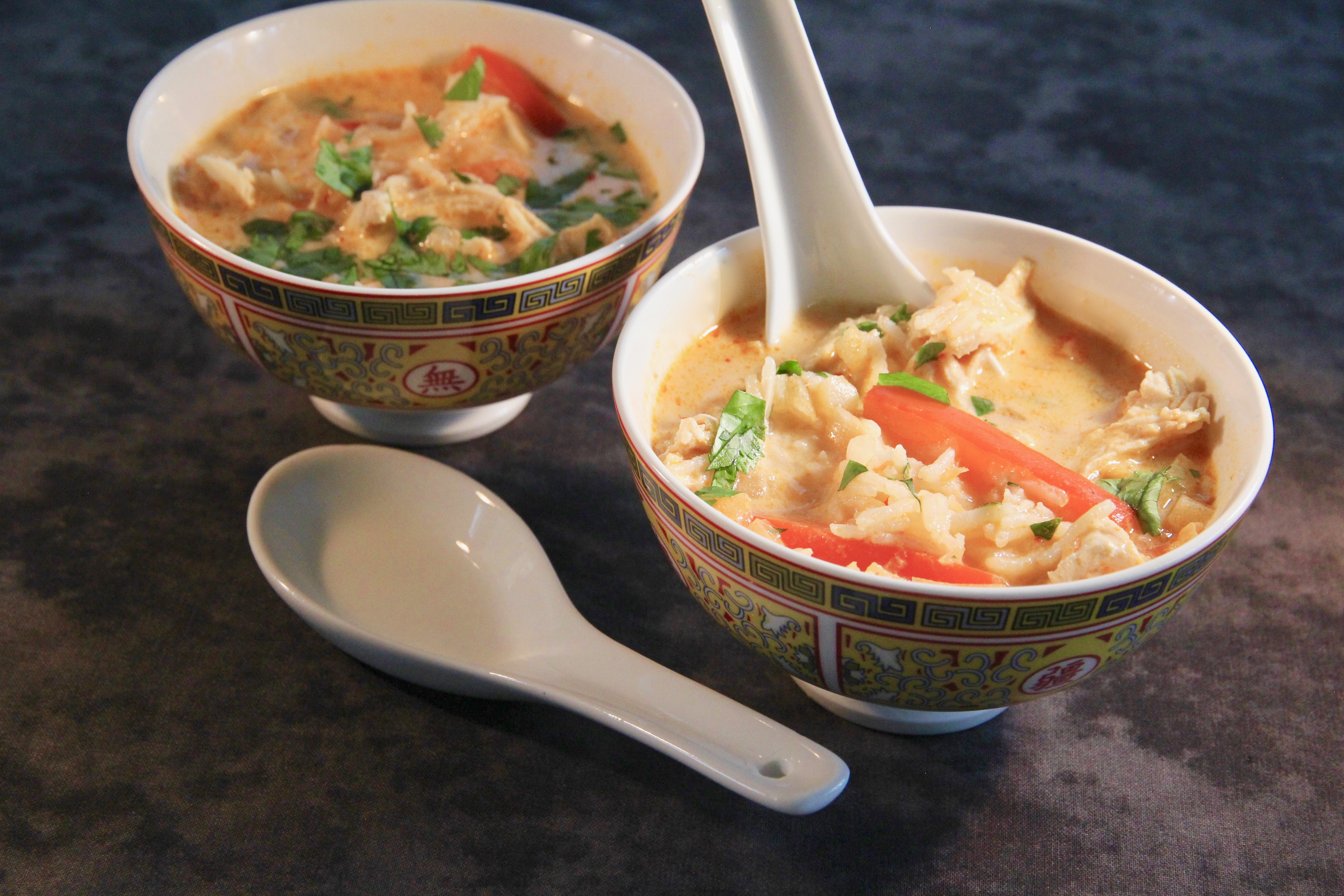 Thai Red Curry Chicken Soup lutzflcat