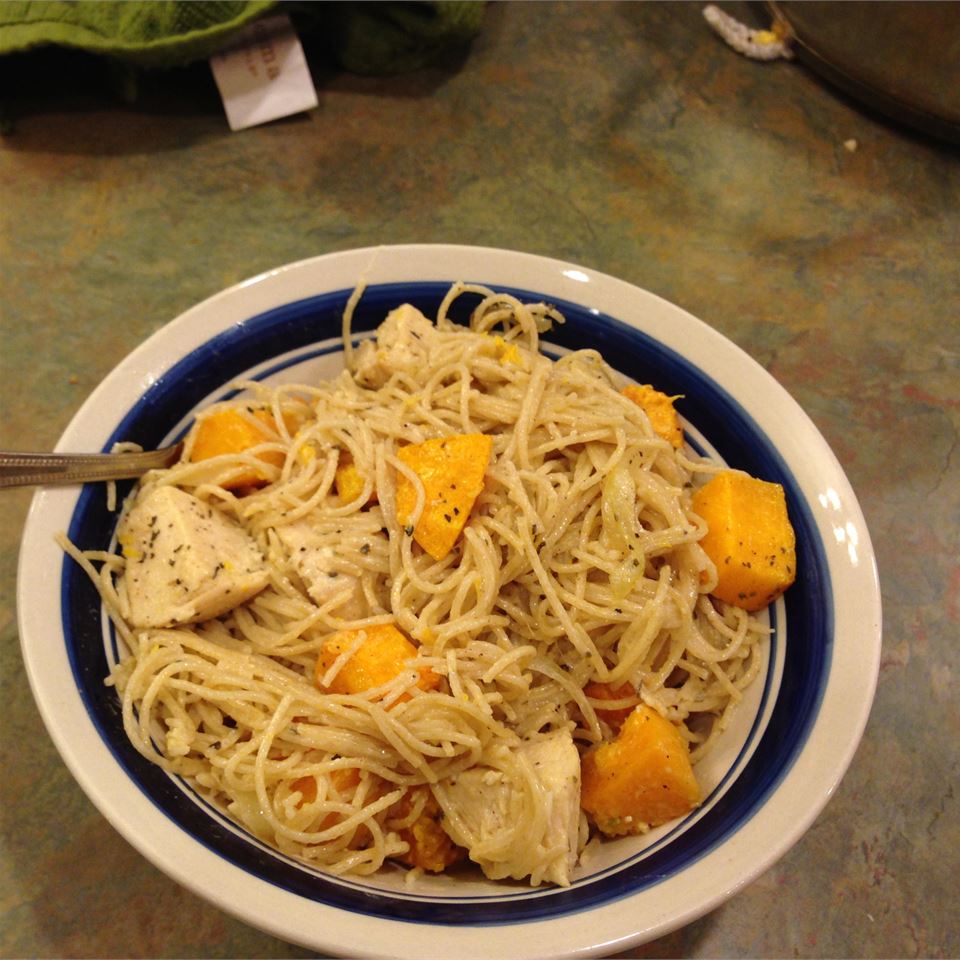 Pasta with Roasted Butternut Squash and Sage 