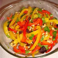 Roasted Peppers with Pine Nuts and Parsley 